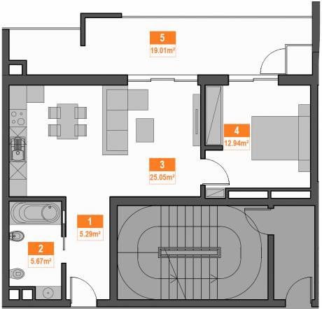 3f apartment plan