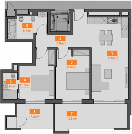 3c apartment plan