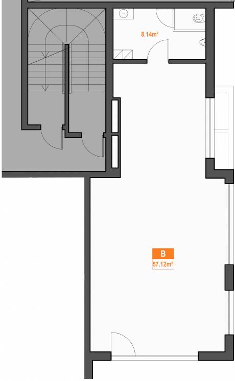 B apartment plan