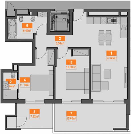 4c apartment plan
