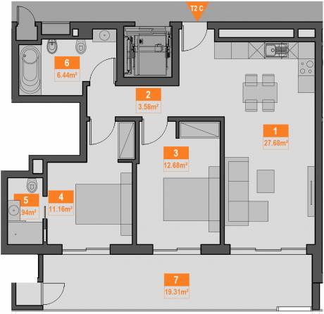 6c apartment plan
