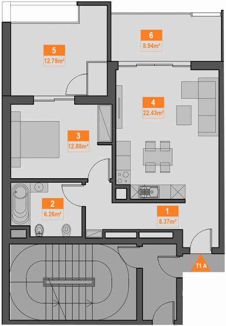 13e apartment plan