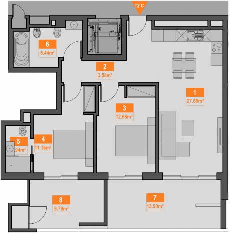 14c apartment plan