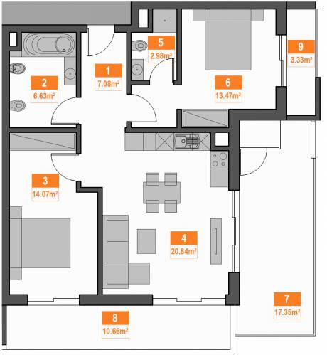 4b apartment plan