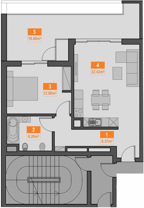 5e apartment plan